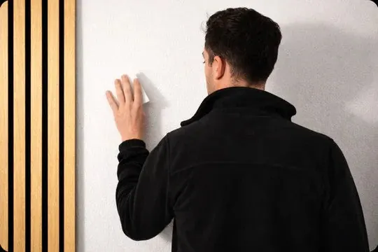 Prepare wall panel installation step